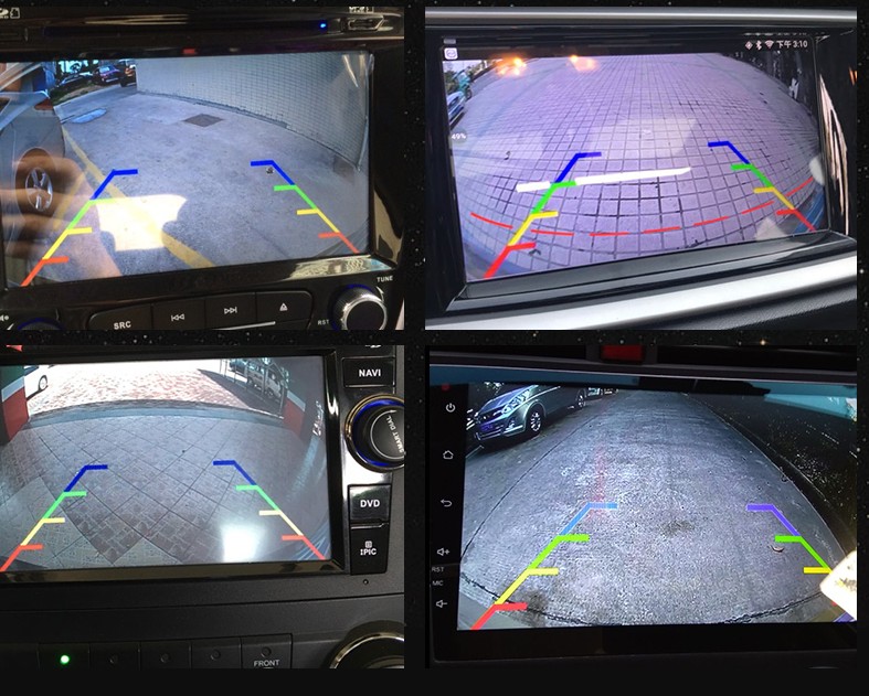 Reversing camera Effect diagram of normal work display