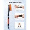  27 Inch Snow Brush and Detachable Ice Scraper with Ergonomic Foam Grip for Cars, Trucks, SUVs (Heavy Duty ABS, PVC Brush)