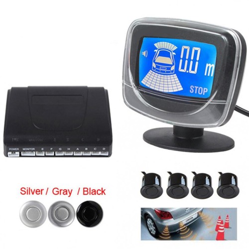 Light heart Weatherproof Dual CPU Sytem LCD Car Auto Parking Sensor Alarm System with Display Monitor - 5 Optional Colors