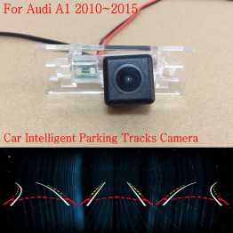 Car Intelligent Parking Tracks Camera FOR Audi A1 2010~2015 / Back up Reverse Camera / Rear View Camera / HD CCD Night Vision
