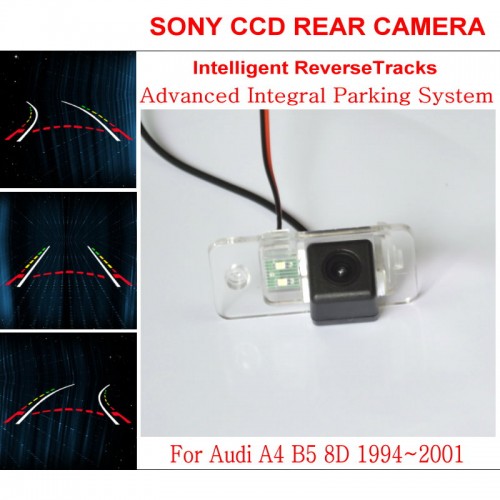 Car Intelligent Parking Tracks Camera FOR Audi A4 B5 8D 1994~2001 HD CCD Night Vision Reverse Camera / Rear View Camera