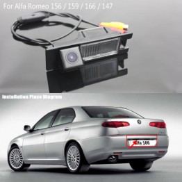FOR Alfa Romeo 166 / Back up Reverse Camera / Rear View Camera / Car Reversing Parking Camera / Water-Proof HD CCD Night Vision