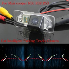 Car Intelligent Parking Tracks Camera FOR Mini cooper R50 R52 R53 / Back up Reverse Camera / Rear View Camera / HD CCD