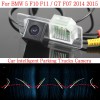 Car Intelligent Parking Tracks Camera FOR BMW 5 F10 F11 / GT F07 2014 2015 / HD Back up Reverse Camera / Rear View Camera