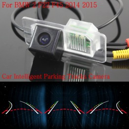 Car Intelligent Parking Tracks Camera FOR BMW 2 F22 F45 2014 2015 / HD Back up Reverse Camera / Rear View Camera