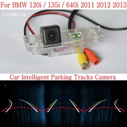 Car Intelligent Parking Tracks Camera FOR BMW 120i / 135i / 640i HD CCD Night Vision Back up Reverse Camera Rear View Camera