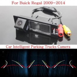 Car Intelligent Parking Tracks Camera FOR Buick Regal 2009~2014 / HD Back up Reverse Camera / Rear View Camera