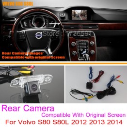 For Volvo S80 S80L 2012 2013 2014 / RCA &amp; Original Screen Compatible / Car Rear View Camera Sets / Back Up Reverse Camera