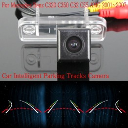 Car Intelligent Parking Tracks Camera FOR Mercedes Benz C320 C350 C32 C55 AMG Back up Reverse Camera / Rear View Camera / HD CCD