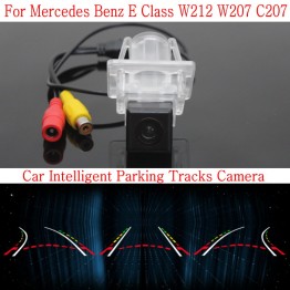 Car Intelligent Parking Tracks Camera FOR Mercedes Benz E Class W212 W207 C207 / HD Back up Reverse Rear View Camera