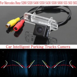 Car Intelligent Parking Tracks Camera FOR Mercedes Benz S280 S320 S400 S350 S430 S500 S600 S55 S63 S65 / Rear View Camera