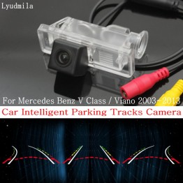 Car Intelligent Parking Tracks Camera FOR Mercedes Benz V Class / Viano Back up Reverse Camera / Rear View Camera