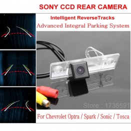 Car Intelligent Parking Tracks Camera FOR Chevrolet Optra / Spark / Sonic / Tosca / HD Back up Reverse Camera / Rear View Camera