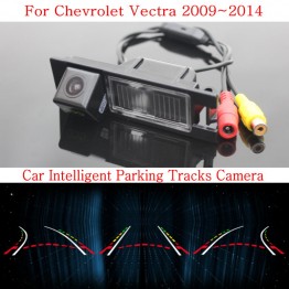 Car Intelligent Parking Tracks Camera FOR Chevrolet Vectra 2009~2014 / HD Back up Reverse Camera / Rear View Camera