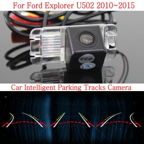 Car Intelligent Parking Tracks Camera FOR Ford Explorer U502 / Back up Reverse Rear View Camera / HD CCD Night Vision