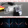 Car Intelligent Parking Tracks Camera FOR Ford Fiesta ST / Classic / Ikon 2002~2008 HD Back up Reverse Camera / Rear View Camera