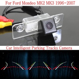 Car Intelligent Parking Tracks Camera FOR Ford Mondeo MK2 MK3 / Reverse Camera / Rear View Camera / HD CCD Night Vision