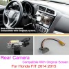 For Honda FIT 2014 2015 / RCA &amp; Original Screen Compatible / Car Rear View Camera Sets / HD Night Vision Back Up Reverse Camera