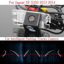 Car Intelligent Parking Tracks Camera FOR Jaguar XF X250 2013 2014 / HD Back up Reverse Camera / Rear View Camera
