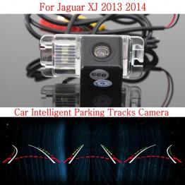 Car Intelligent Parking Tracks Camera FOR Jaguar XJ 2013 2014 / HD Back up Reverse Camera / Rear View Camera