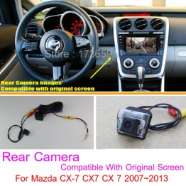 For Mazda CX-7 CX7 CX 7 2007~2013 RCA &amp; Original Screen Compatible Sets / Car Rear View Camera / Back Up Reverse Camera