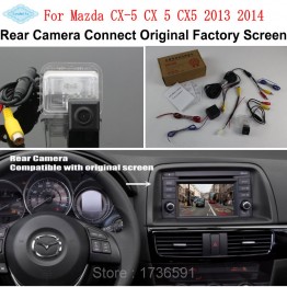 For Mazda CX-5 CX 5 CX5 2013 2014 / RCA &amp; Original Screen Compatible / Car Rear View Camera / HD Back Up Reverse Camera
