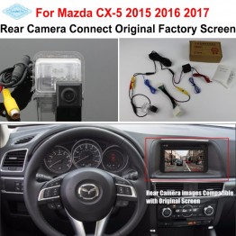FOR Mazda CX-5 CX 5 CX5 2015 2016 2017 RCA &amp; Original Screen Compatible / Car Rear View Camera / HD Reverse Camera Sets