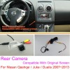 For Nissan Qashqai / Juke / Dualis 2007~2013 RCA &amp; Original Screen Compatible Rear View Camera Back Up Reverse Camera