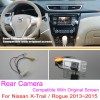 For Nissan X-Trail / Rogue 2013~2015 / RCA &amp; Original Screen Compatible / Car Rear View Camera Sets / HD Back Up Reverse Camera