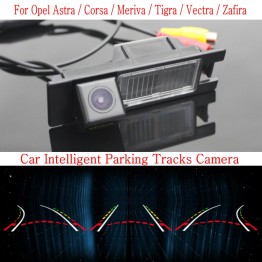 Car Intelligent Parking Tracks Camera FOR Opel Astra Corsa Meriva Tigra Vectra Zafira / Reverse Camera Rear View Camera