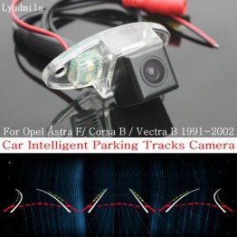 Car Intelligent Parking Tracks Camera FOR Opel Astra F/ Corsa B / Vectra B / Back up Reverse Camera / Rear View Camera