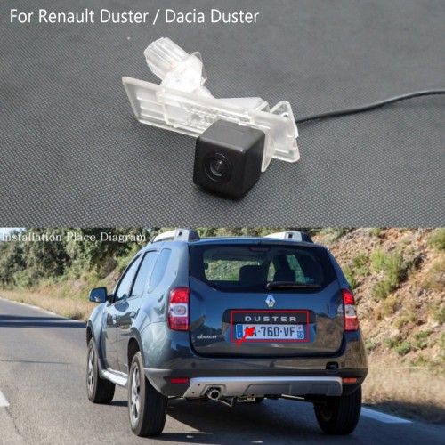 FOR Renault Duster / Dacia Duster / Reversing Rear View Camera / HD Back up Camera / License Plate Light Installation