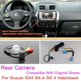 For Suzuki SX4 SX-4 SX 4 Hatchback / RCA &amp; Original Screen Compatible / Car Rear View Camera Sets / HD Back Up Reverse Camera