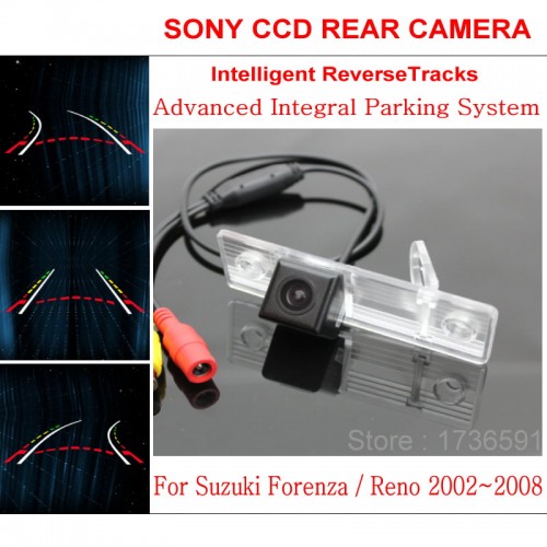 Car Intelligent Parking Tracks Camera FOR Suzuki Forenza / Reno 2002~2008 / HD Back up Reverse Camera / Rear View Camera