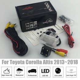 Rear View Camera For Toyota Corolla Altis 2013~2018 2014 2015 2016 CCD Night Vision Backup camera license plate camera