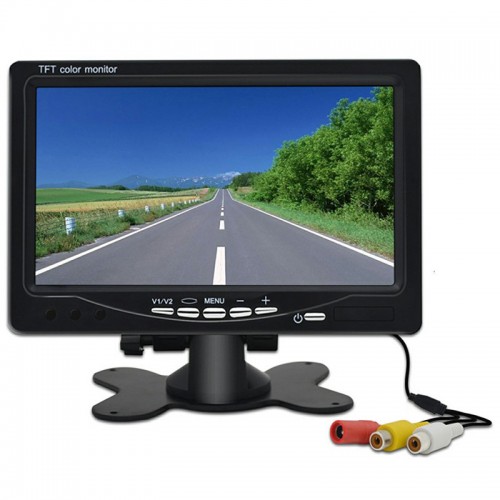 7 Inch Car Headrest Display Monitor Rear View Display And Wifi Rearview Reverse Backup Camera Car Tv Display