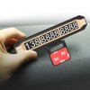 Temporary Car Parking Card Telephone Number Parking Card Fluorescent Display Vehicle Hidden Card With A Number Sheet  temporary parking card | Reverse