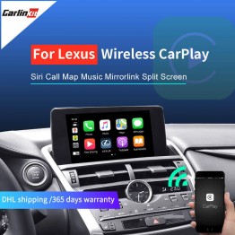 Lexus NX ES US iS CT RX GS LS LX LC RC 2014-2019 Multimedia interface CarPlay & Android Auto Carlinkit Wireless CarPlay