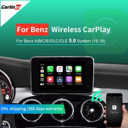 Wireless Apple Carplay/Andorid For Mercedes NTG5.0 2015-2017 Support Reverse CameraMaps