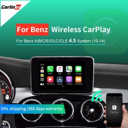 Multimedia Smart Car Retrofit with Wireless Apple Carplay /Android Auto for Mercedes Benz NTG4.5 2012-2014 iOS 13