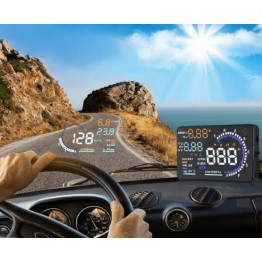 Car Heads Up Display With Fault Code Reader