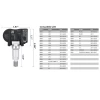 4Pack 36106856209 433MHz Tire Pressure Monitoring System(TPMS) Sensor  for BMW