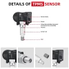 4Pack 36106856209 433MHz Tire Pressure Monitoring System(TPMS) Sensor  for BMW