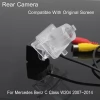 RCA &amp; Original Screen Compatible For Mercedes Benz C Class W204 2007~2014 HD Car Rear View Back Up Reverse Camera Sets