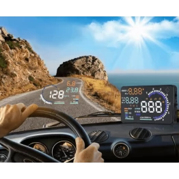 Car Heads Up Display With Fault Code Reader